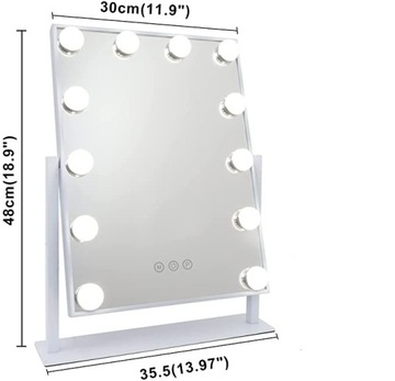 Белое стоячее зеркало