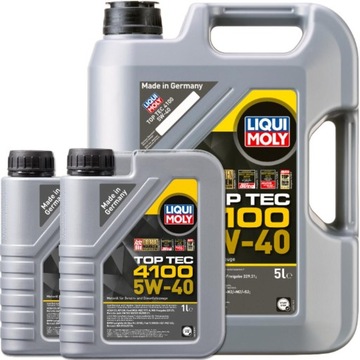 LIQUI MOLY TOP TEC 4100 5W40 7L (5+2) - NIEMIECKI