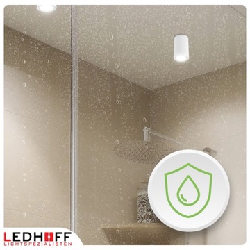 Oprawa natynkowa LED halogenowa IP44 SPOT WODOSZCZELNY GU10 tuba biała x4