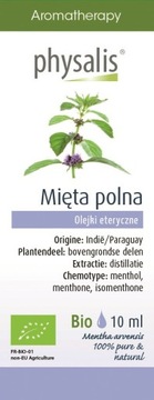 OLEJEK ETERYCZNY MIĘTA POLNA (AKKERMUNT) BIO 10 ml