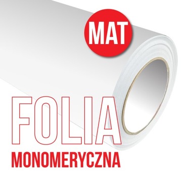 Folia Samoprzylepna Monomeryczna MAT DRUK 1440 dpi