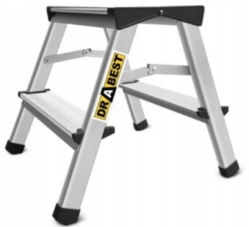 ЛЕСТНИЦА ДВУХСТОРОННЯЯ АЛЮМИНИЕВАЯ ПЛАТФОРМА DRBEST 2x2