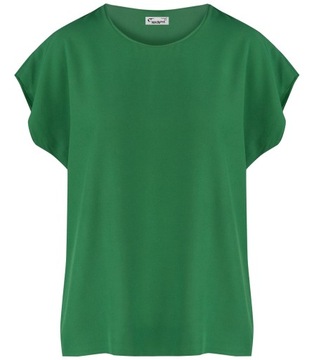 T-shirt bluzka damska bez szwów basic Jednokolorowa SARA 44