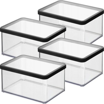 ROTHO 4X POJEMNIK NA ARTYKUŁY SYPKIE 2,25L LOFT