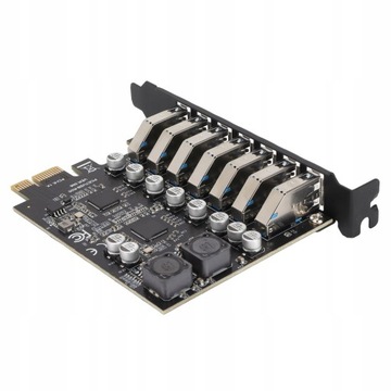 7 portowa karta rozszerzeń PCIE 7 portów USB3.2