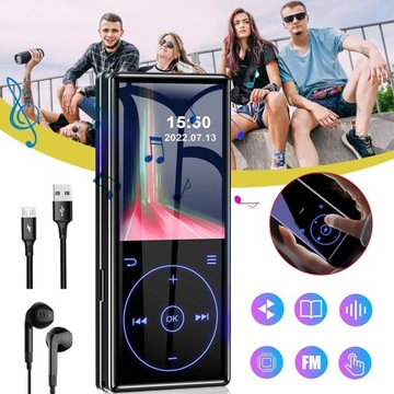 16GB ODTWARZACZ MP3 BLUETOOTH PRZENOŚNY ODTWARZACZ MUZYKI, ODTWARZACZ AUDIO
