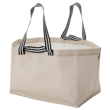 Torba na zakupy pranie basen plażę duża beżowa IKEA FRAKTA 57x37x39 cm 71L