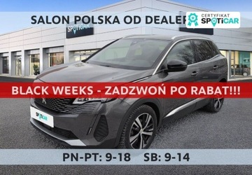 Peugeot 3008 II Crossover Facelifting  1.6 PureTech 180KM 2021 Peugeot 3008 1.6 PureTech GT Pack SS EAT8 SalonPL FVat Od Reki 1.6 Benzyna