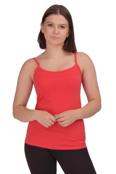 Koszulka wąskie ramiączko bawełniana sportowa 3XL
