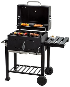Grill węglowy 3w1 XXL POKRYWA ogrodowy 54x24 cm