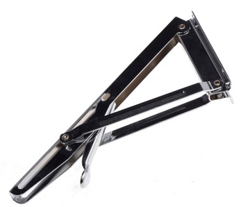 SKŁADANY WSPORNIK CHROMOWANY DO BLATÓW PÓŁEK 25cm