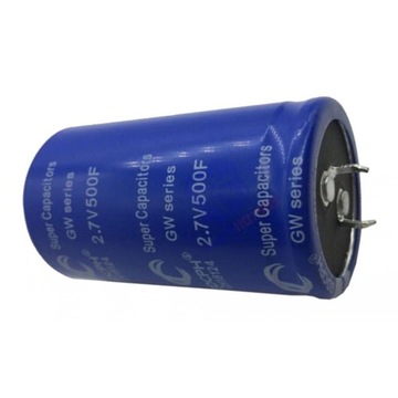 Niebieski Super Farad 2,7 V 500F