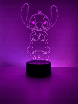 XL LAMPKA NOCNA LED 3D Mario 16 kolorów + Pilot IMIĘ Grawer