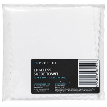 FX PROTECT Suede White do aplikacji powłok 10x10cm