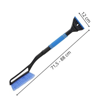 ЩЕТКА-СКРЕБОК ДЛЯ ОКОН для уборки снега с автомобиля, ТЕЛЕСКОПИЧЕСКИЙ 71-88см