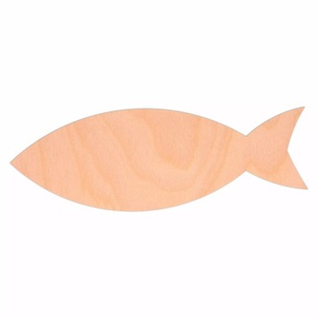 Rybka drewniana 16,5x6cm DEKOR eko