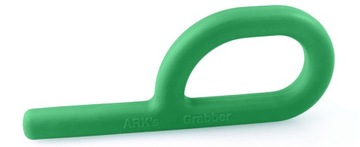 ARK GRABBER GRYZAK LOGOPEDYCZNY GŁADKI TWARDY KOLOR CIEMNY ZIELONY DO RĘKI