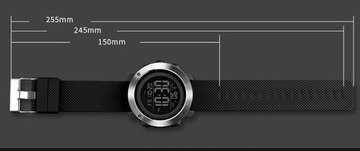 Zegarek męski SKMEI elektroniczny metronom kompas