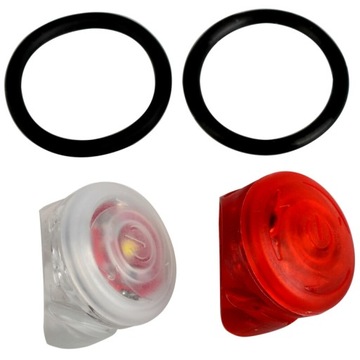 Lampki rowerowe komplet lampek rowerowych Incirca LED przód tył MOCNE