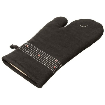 КУХОННАЯ перчатка, защитная черная перчатка для горячих блюд на гриле.