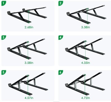 ПОДСТАВКА, ПОДСТАВКА, ТРИОД ДЛЯ НОУТБУКА, СКЛАДНОЙ ПЛАНШЕТ, ЧЕРНЫЙ