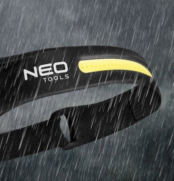 РЕМЕННЫЙ СВЕТОДИОДНЫЙ ФАР 2В1 USB-C IPX4 350LM NEO ДАТЧИК ДВИЖЕНИЯ