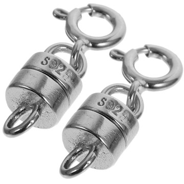 MAGNETYCZNA SPRZĄCZKA DO BRANSOLETKI DIY ZAPIĘCIA 2 SZT