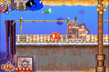 В поисках Немо — игра для консоли Nintendo Game Boy Advance — GBA.