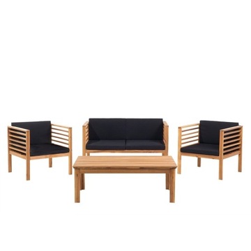 Zestaw Mebli Ogrodowych Meble Sofa Komplet Drewno