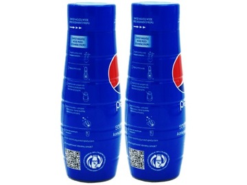 6x СИРОП КОНЦЕНТРАТА PEPSI COLA ДЛЯ НАСЫЩЕННОГО НАПИТКА SODASTREAM 9 Л, 440 мл