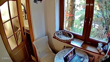 Obrotowa kamera do podglądu mieszkania biura pracy ukryta kamera