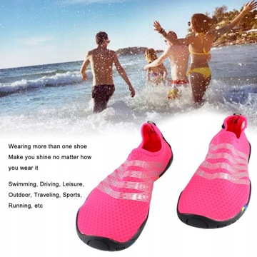 BUTY DO WODY DAMSKIE JEŻOWCE PLAŻOWE PŁYWANIA