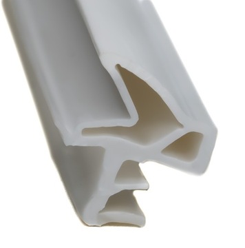 УПЛОТНИТЕЛЬ ВНУТРЕННЕЙ ДВЕРИ БЕЗ ФАЛЬТИ БЕЛЫЙ 10 м