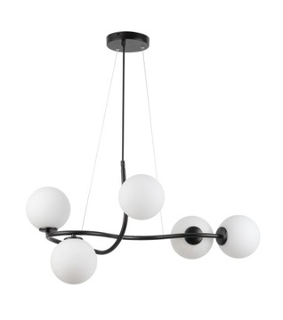 SIGMA Nowoczesna lampa LED Vena 5 zwis biały LED