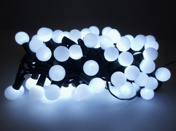САДОВАЯ ЕЛОЧНАЯ ГИРЛЯНДИЯ 100 СВЕТОДИОДНЫХ ХОЛОДНО-БЕЛЫХ ДЛЯ РОЖДЕСТВЕНСКОЙ ЕЛКИ РОЖДЕСТВЕНСКАЯ ЕЛКА