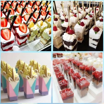 Контейнер-стакан PYRAMID для десертов и закусок, 85 мл, 40 шт.