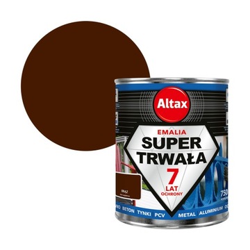 ALTAX EMALIA SUPER TRWAŁA 0,75L BRĄZ