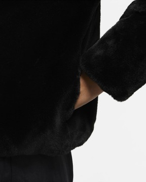 Nike Sportswear Plush Faux Fur Teddy Sherpa Jacket 'Fossil' DO379 Futerko