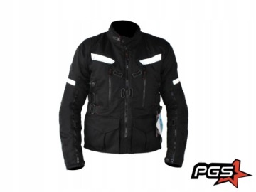 KURTKA TEKSTYLNA PGS REVITI CZARNO CZERWONA M e