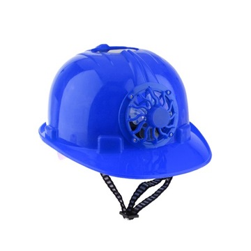 Lekki kask zasilany energią słoneczną z wiązką wentylatora chłodzącego