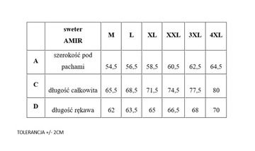Sweter męski czarny Amir M