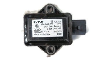 AUDI A6 C6 06r MODUŁ CZUJNIK ESP 4F0907637