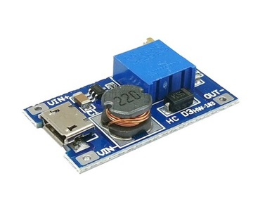 przetwornica MT3608 Step-UP, 2-24 V do 2-28 V USB