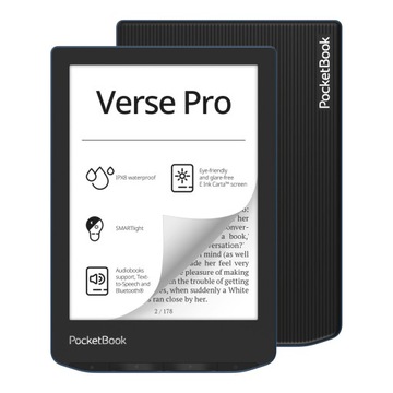 Czytnik ebook PocketBook Verse Pro 16 GB 6 cali czarny