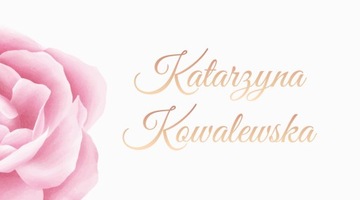 WINIETKI Wesele Ślub Flower Rings 10 sztuk Imiona!