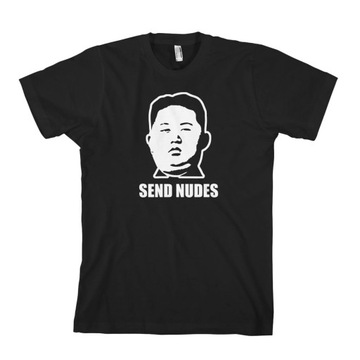 KIM DZONG UN send nudes t-shirt koszulka męskaXXL