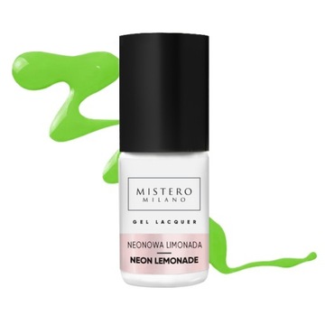 LAKIER HYBRYDOWY do paznokci Neonowa Limonada Mistero Milano 7ml 1570/7