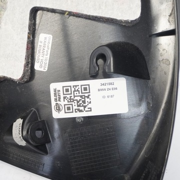 BMW Z4 E86 PANEL KRYT INTERIÉR KUFRU PRAVÝ PRAVÁ ČERNÁ 3421582