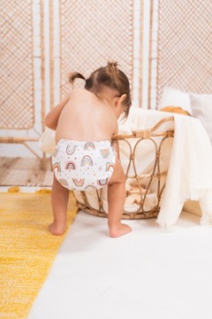 Otulacz wielorazowy Boho Rainbow Newborn 2PUL