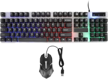 ИГРОВАЯ КЛАВИАТУРА С ПОДСВЕТКОЙ ИГРОВАЯ МЫШЬ